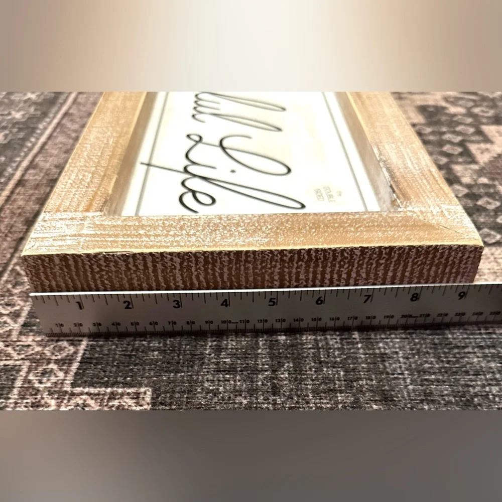 Wood Framed Reversible Sign~It’s A Wonderful Life